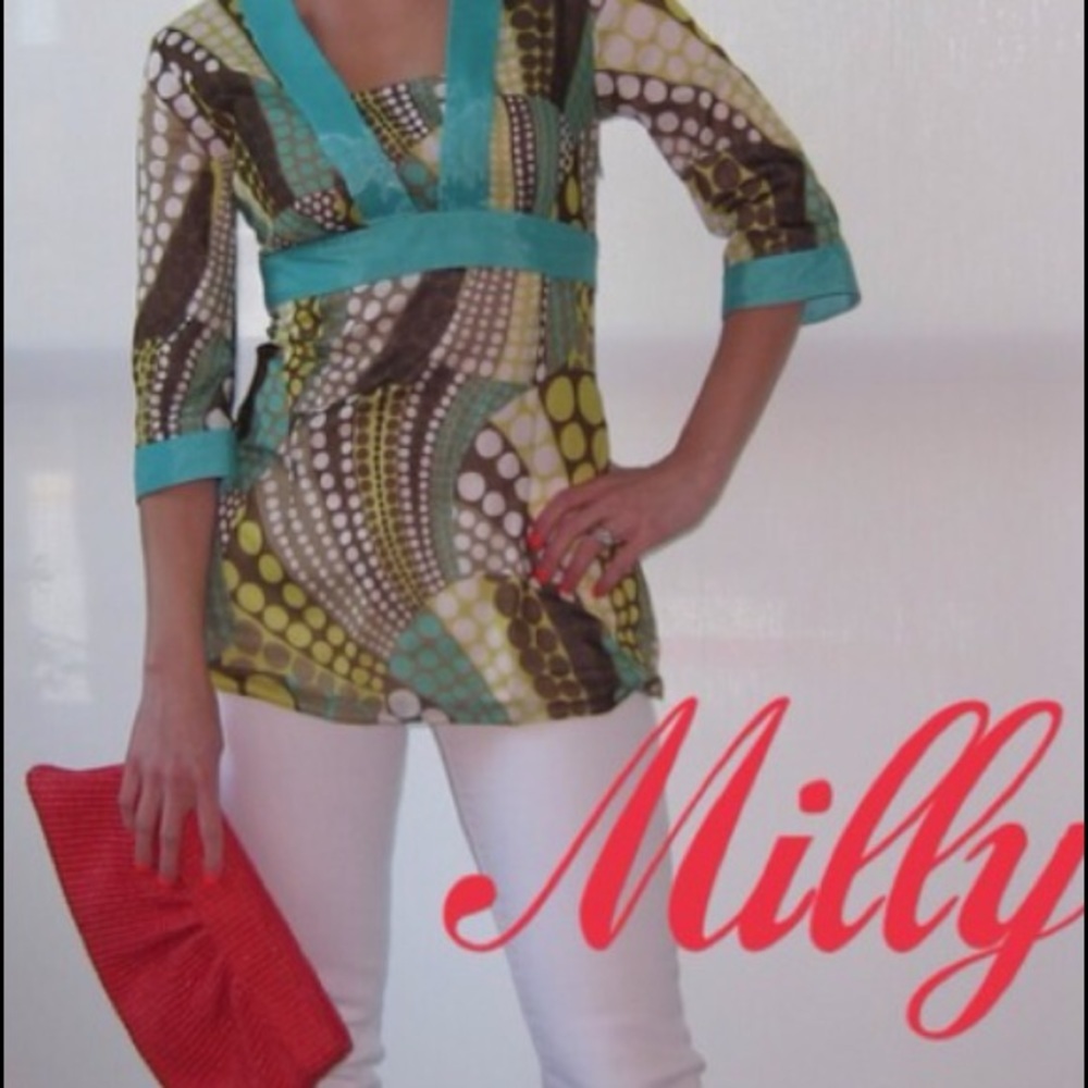 Milly NY Printed top